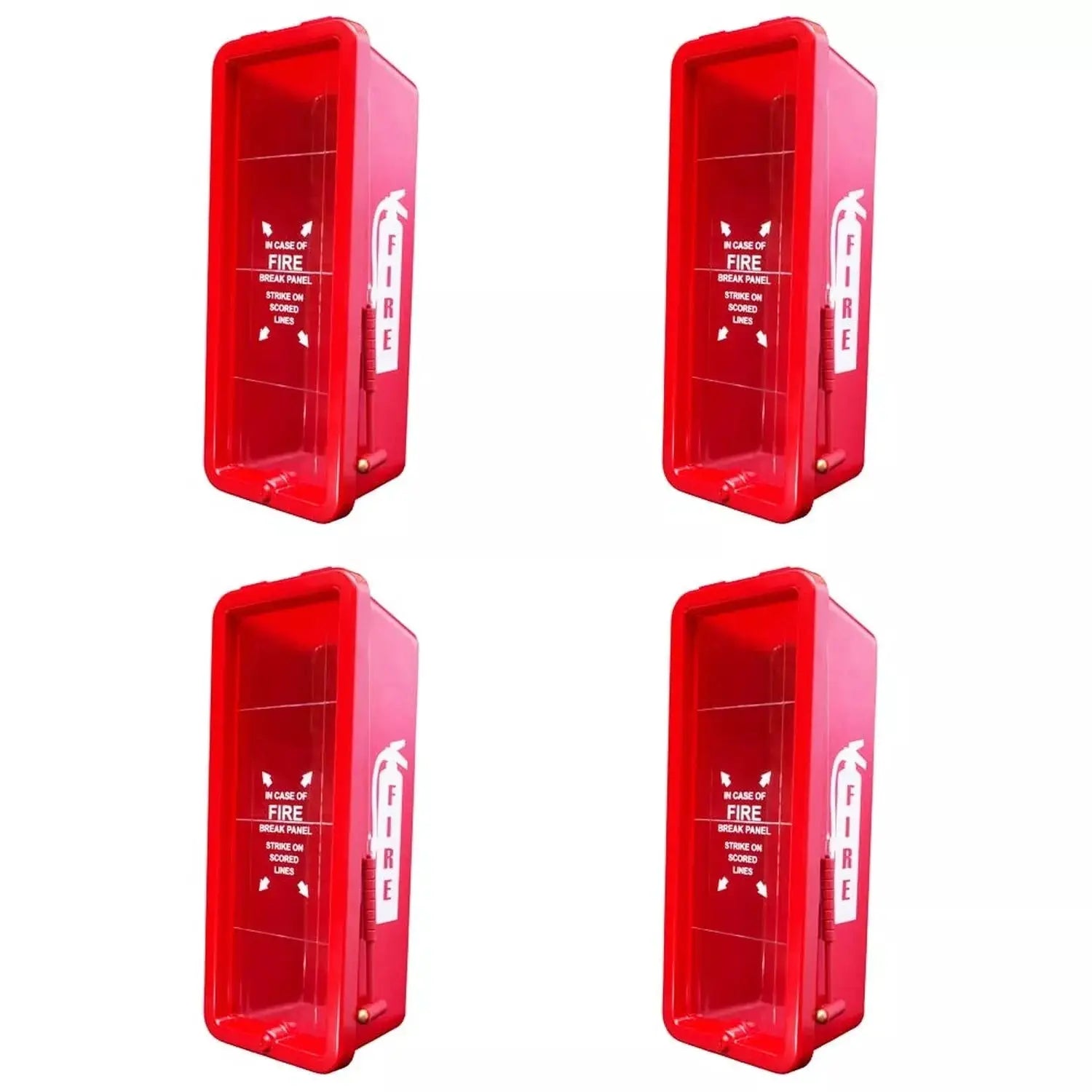 Fire Extinguisher Cabinet 10 lb Red for Easy Access