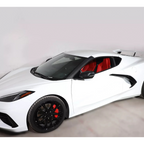 Dry Carbon Fiber A‑Pillar Cover Trim for Chevrolet Corvette C8