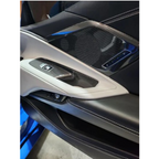 Dry Carbon Fiber Door Speaker Cover Trim for Chevrolet Corvette C8