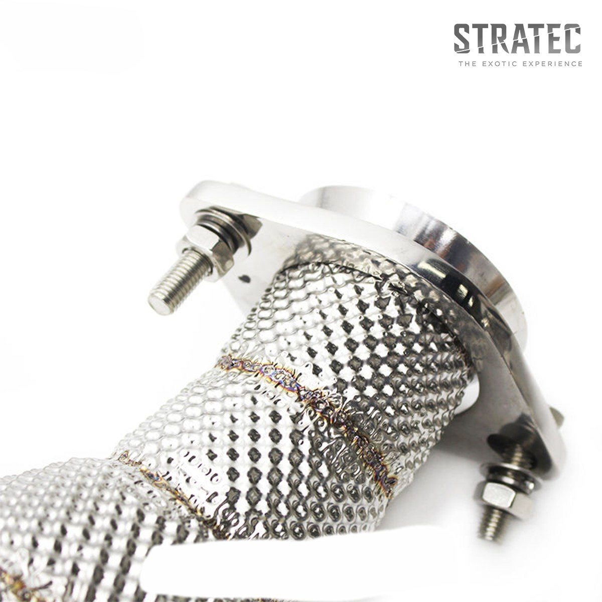 High‑Flow Catted Stainless Steel Downpipe for Jaguar F‑TYPE 3.0T