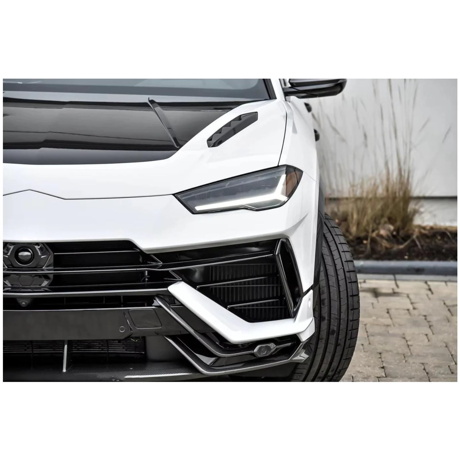 AX Style Dry Carbon Fiber Front Bumper Trim for Lamborghini Urus