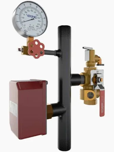 Viking 3" EasyPac Commercial Riser Groove Test&Drain Fire System