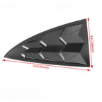 Rear Side Window Louvers Trim for Tesla Model 3 [2 PCS]