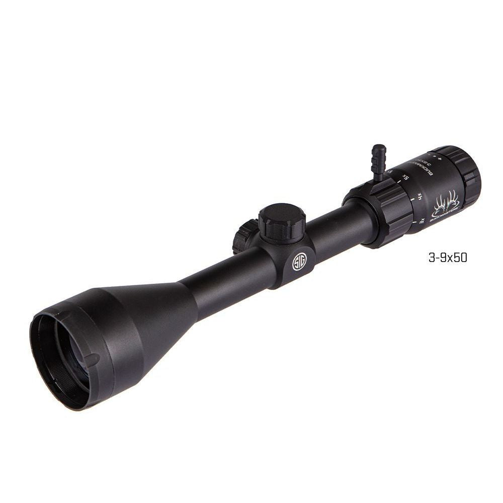Sig Sauer Buckmasters Scope 3-9x50mm - Second Focal Plane Reticle - Up to 500 Yard Range