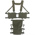 Signal & Steel Alpha Modular Chest Rig Kit – Tactical MOLLE Chest Rig with Expansion Backpack
