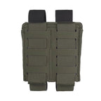 Signal & Steel Convertible 9mm Pistol Mag Pouch – MOLLE Single Magazine Holder (Covered or Open)