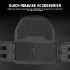 Signal & Steel K-Series Quick Release MOLLE Cummerbund – Lightweight Plate Carrier Side Panel