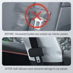 Silicone Seat Belt Buckle Cover Set for Model Y Juniper / Model 3 Highland