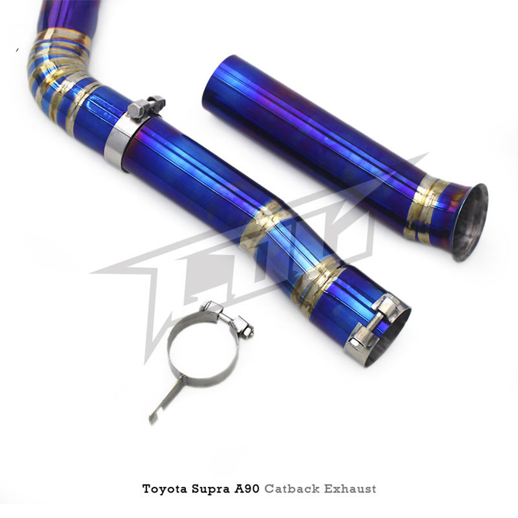 Titanium Single Exit Catback Exhaust System for Toyota Supra A90 3.0T