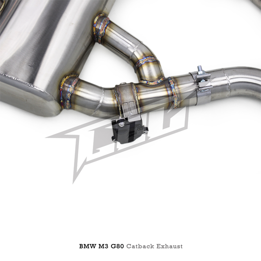 Valved Stainless Steel Catback Exhaust System for BMW M3 M4 G80 G82 G83 3.0T