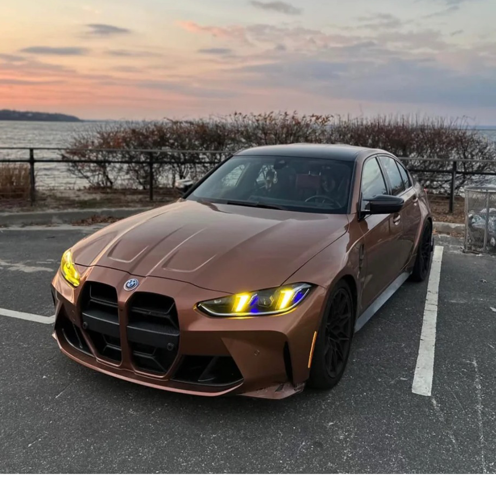 Facelift Snake Eyes Dual Color DRL Headlight V2 Upgrade for BMW G8X G80 M3 G82 M4 G22 G26 4 Series
