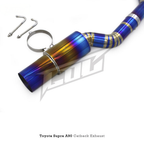 Titanium Single Exit Catback Exhaust System for Toyota Supra A90 3.0T