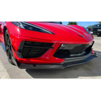 V Style Carbon Fiber Front Lip for Chevrolet Corvette C8