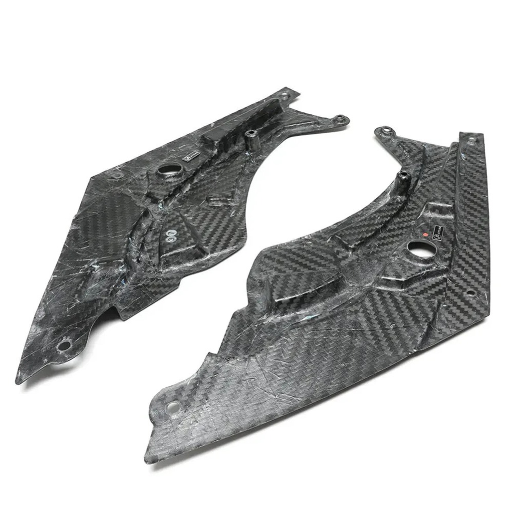 Dry Carbon Front Engine Corner Headlight Cover Set for BMW G8X G80 G81 M3 G82 G83 M4 G87 M2