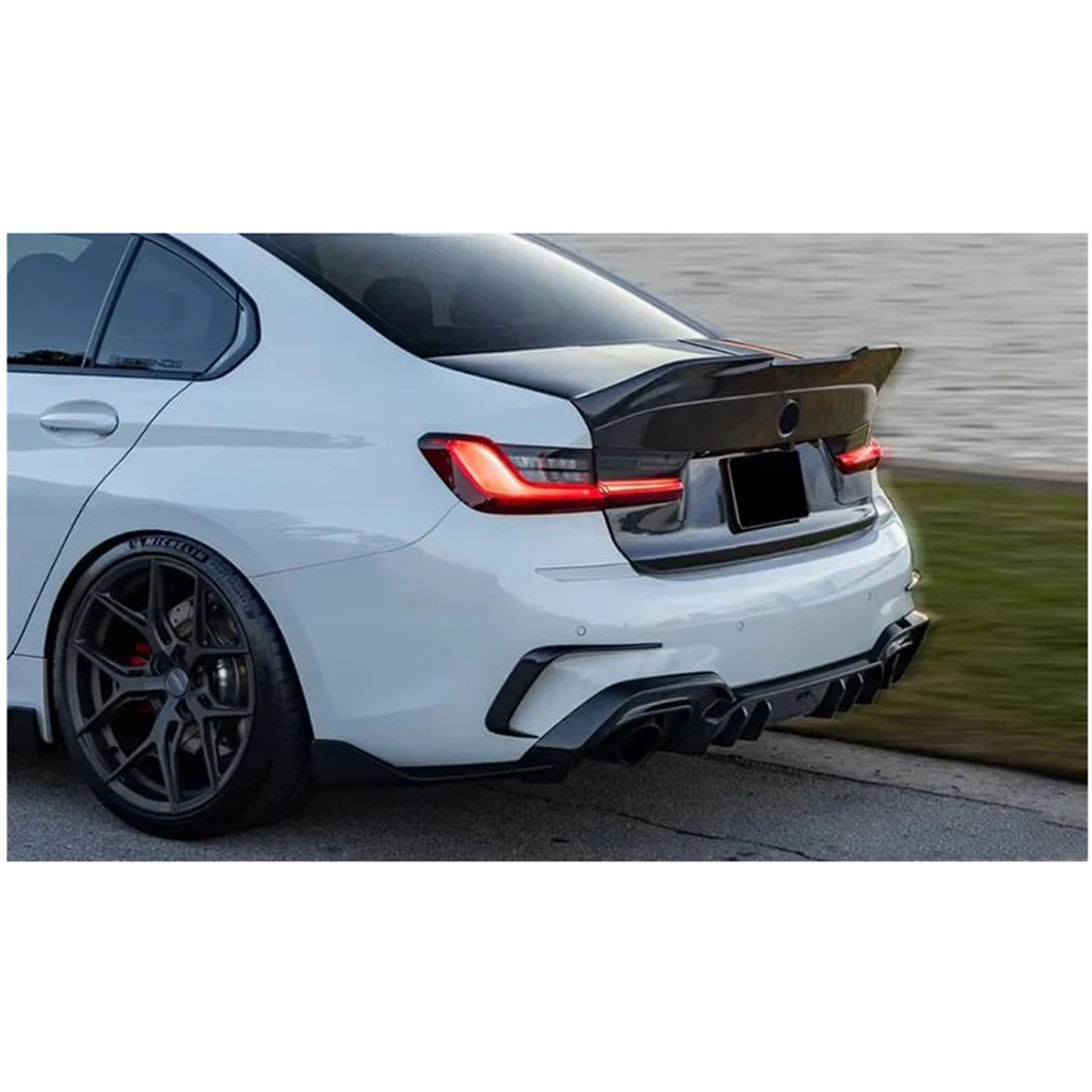 M Style Carbon Fiber Trunk for BMW G80 M3 G20 3 Series
