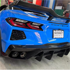 AD Style Dry Carbon Fiber Rear Diffuser for Chevrolet Corvette C8