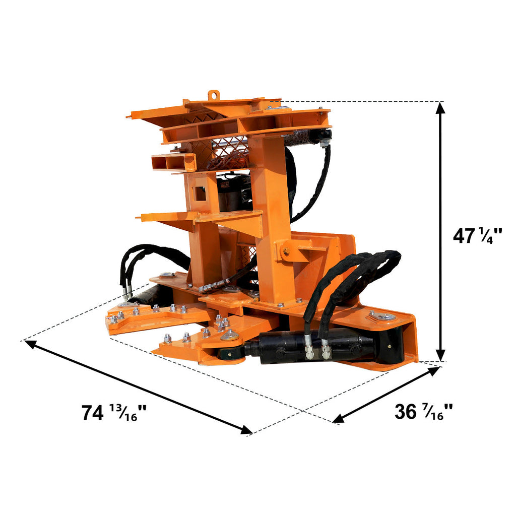 Greatbear Skid Steer Tree Shear with Grapple