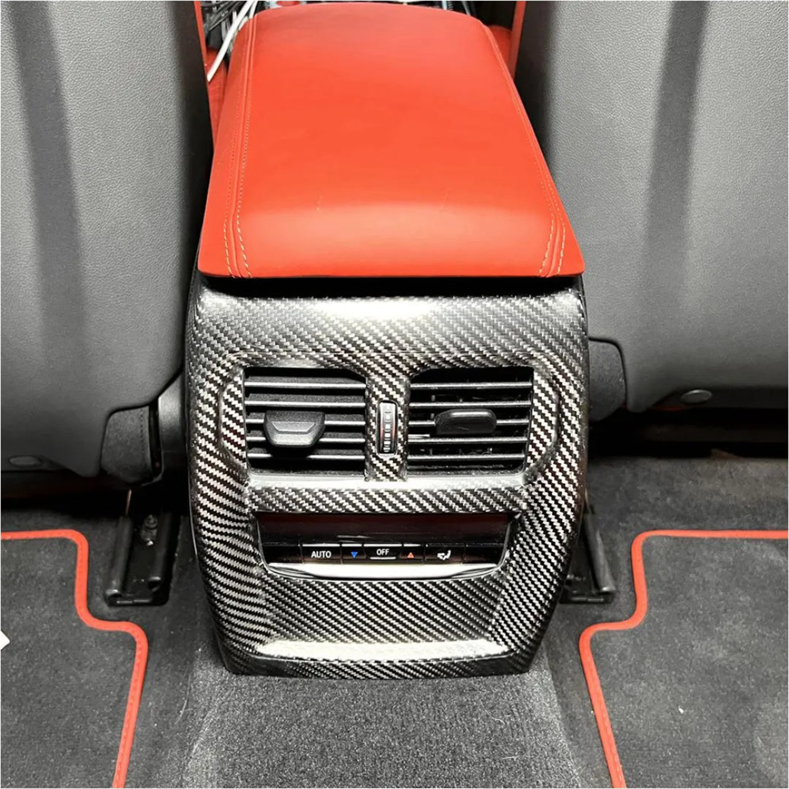 Carbon Fiber Center Console Cover for BMW G80 G81 M3 G82 G83 M4 G87 M2