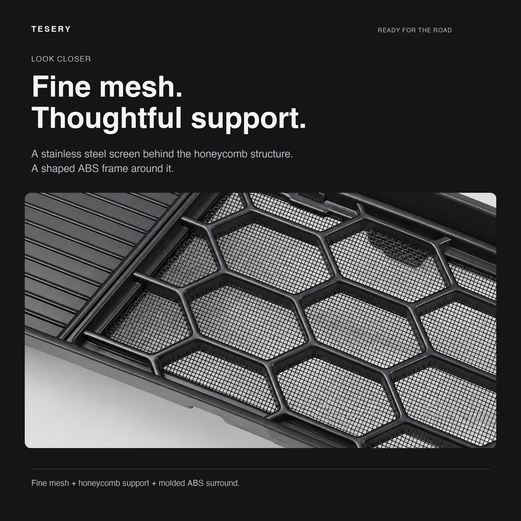 Split Insect Net Front Bumper Grill for Model Y Juniper / Model YL
