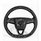 Steering Wheel Trim Covers for Model Y Juniper / Model 3 Highland | Real Dry Carbon Fiber