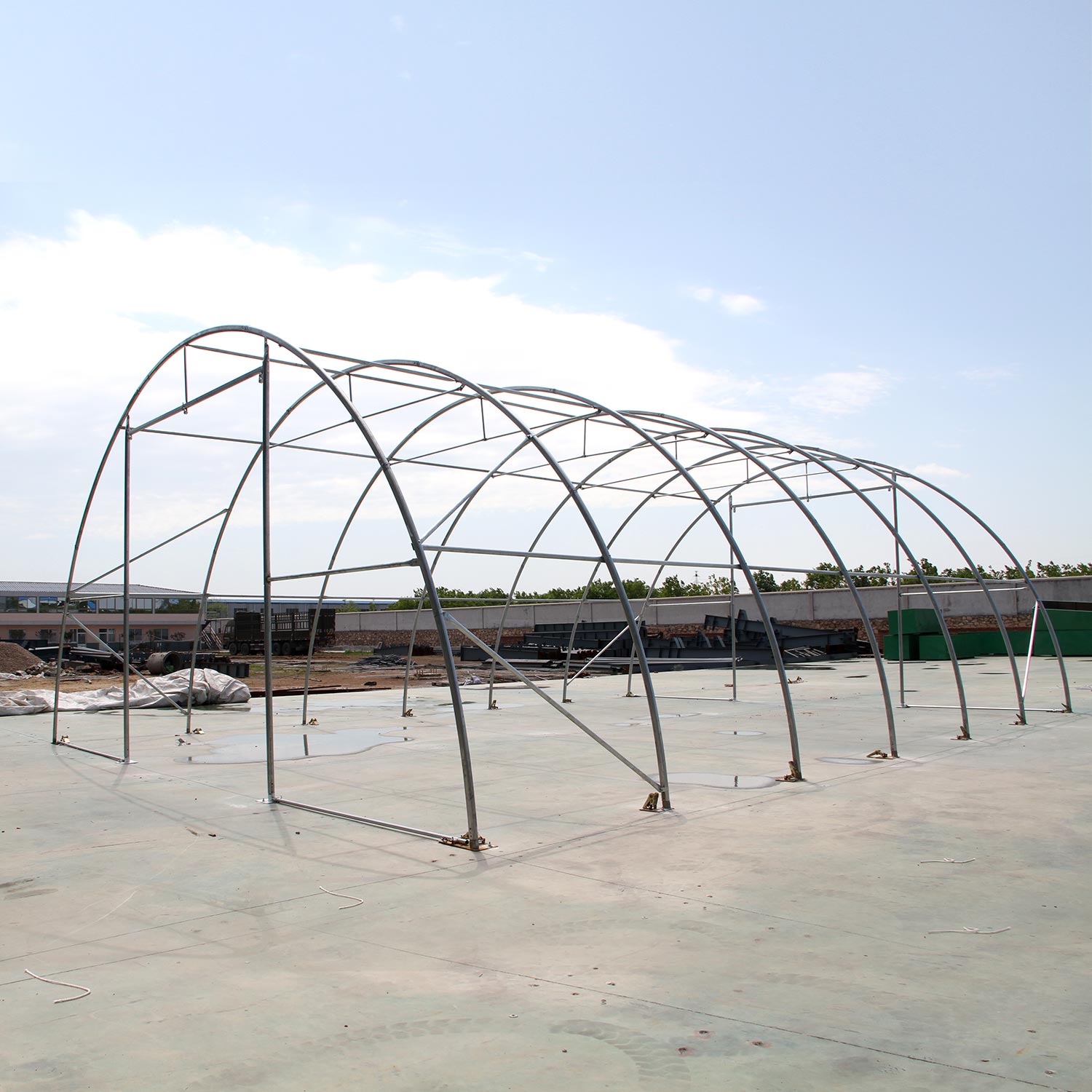 W20'xL33'xH16' Double Truss Storage Shelter