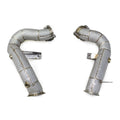 Straight Free Flow Stainless Steel Down Pipes for Porsche Macan Turbo GTS 3.6T