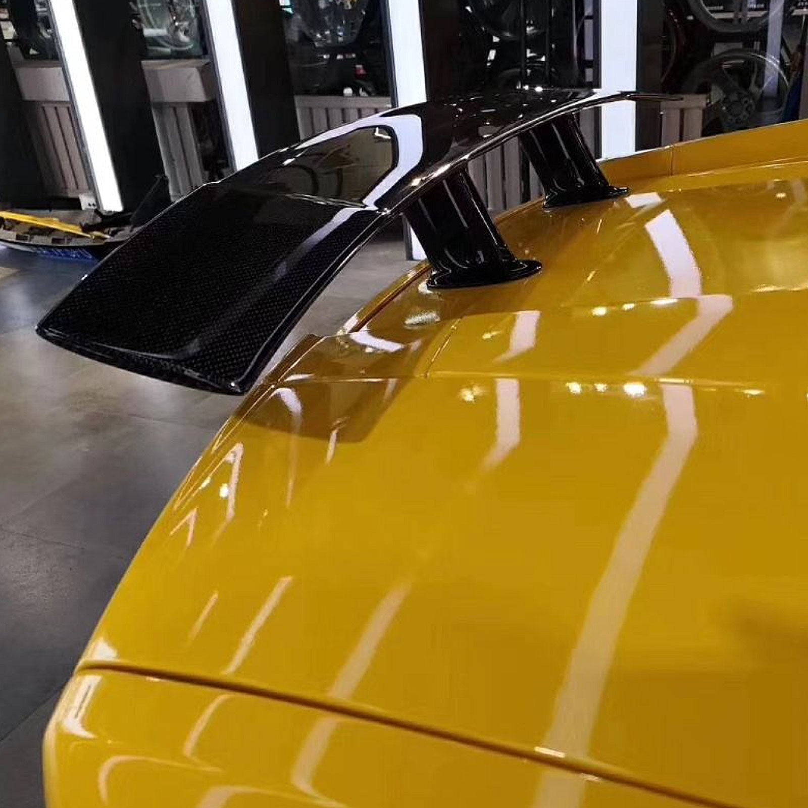 SRATEC Carbon Fiber Rear Spoiler Wing for Lamborghini Gallardo LP540 LP550 LP560 LP570 Modified Track Version