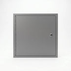 Access Panel 14" X 14" Gray With Cam Easy Access