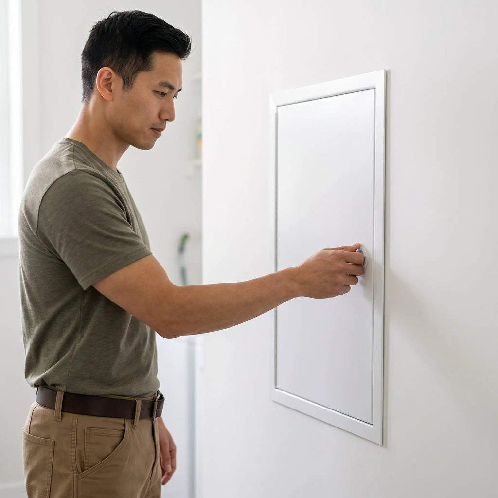 Access Panel 12" X 36" White Flush Seamless Solution