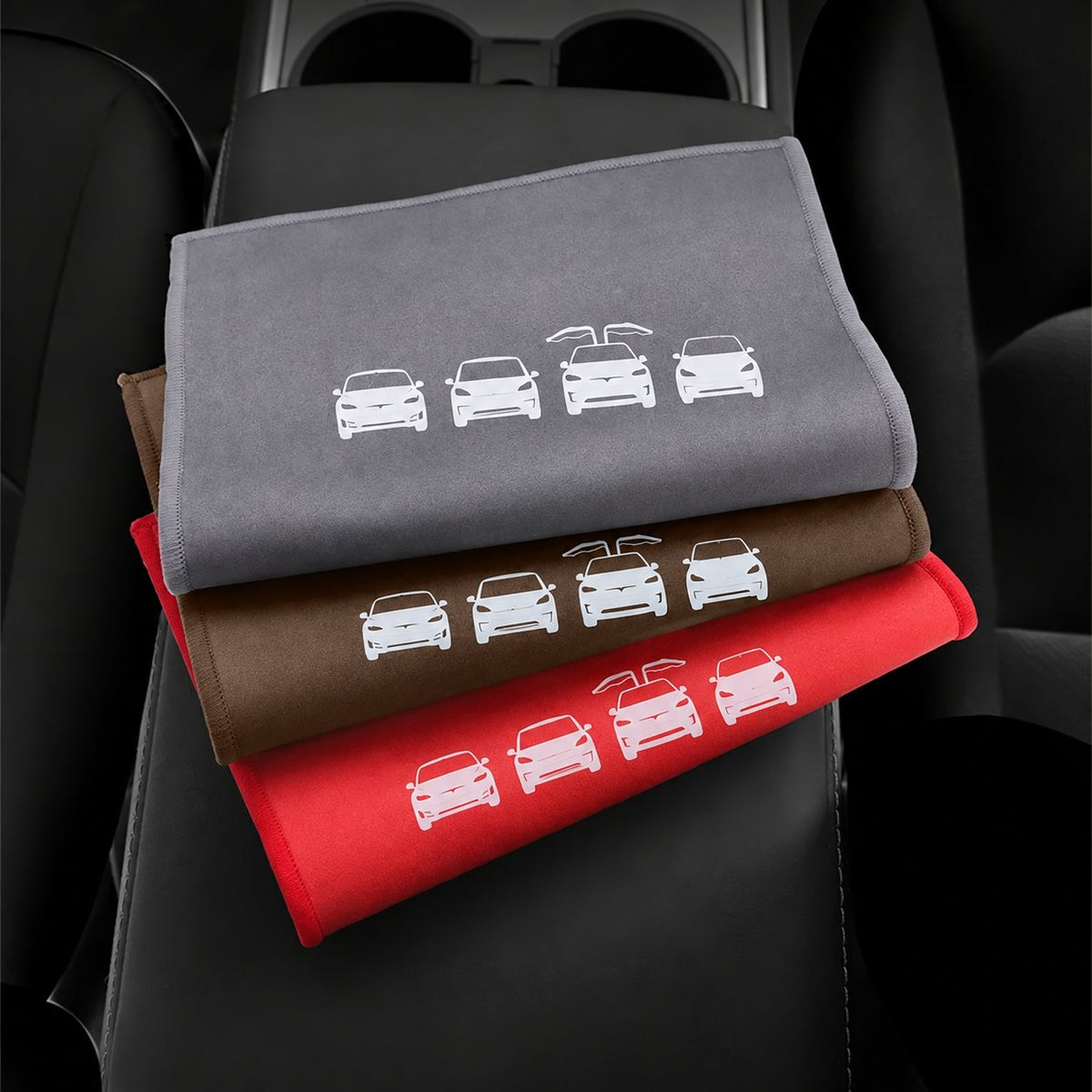 Premium Dual-Sided Car Cleaning Towel | Suede & Coral Velvet | 30×30cm | 3 Colors