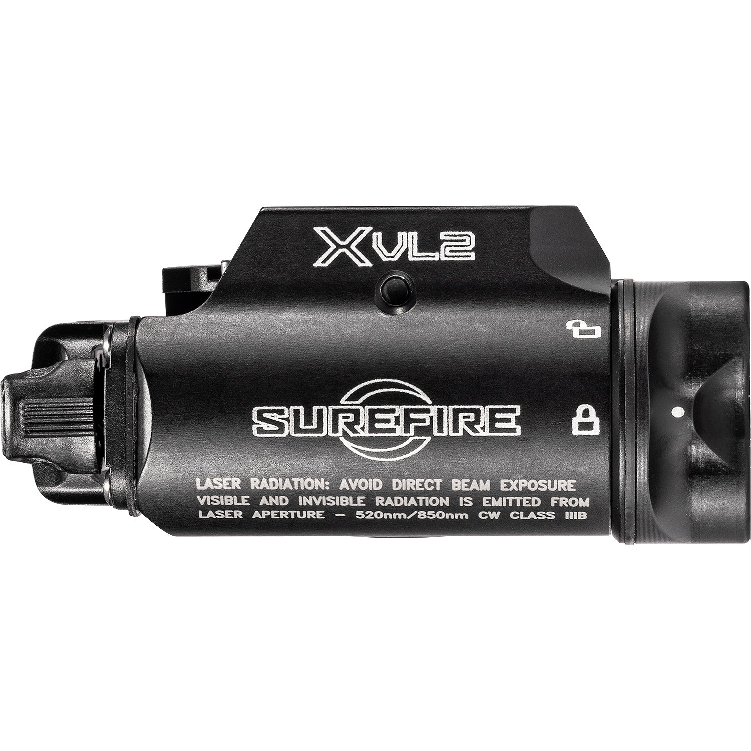 SureFire XVL2 - WeaponLight & Laser - w/ 177ft Reach, 840 Candela & 400 Lumen
