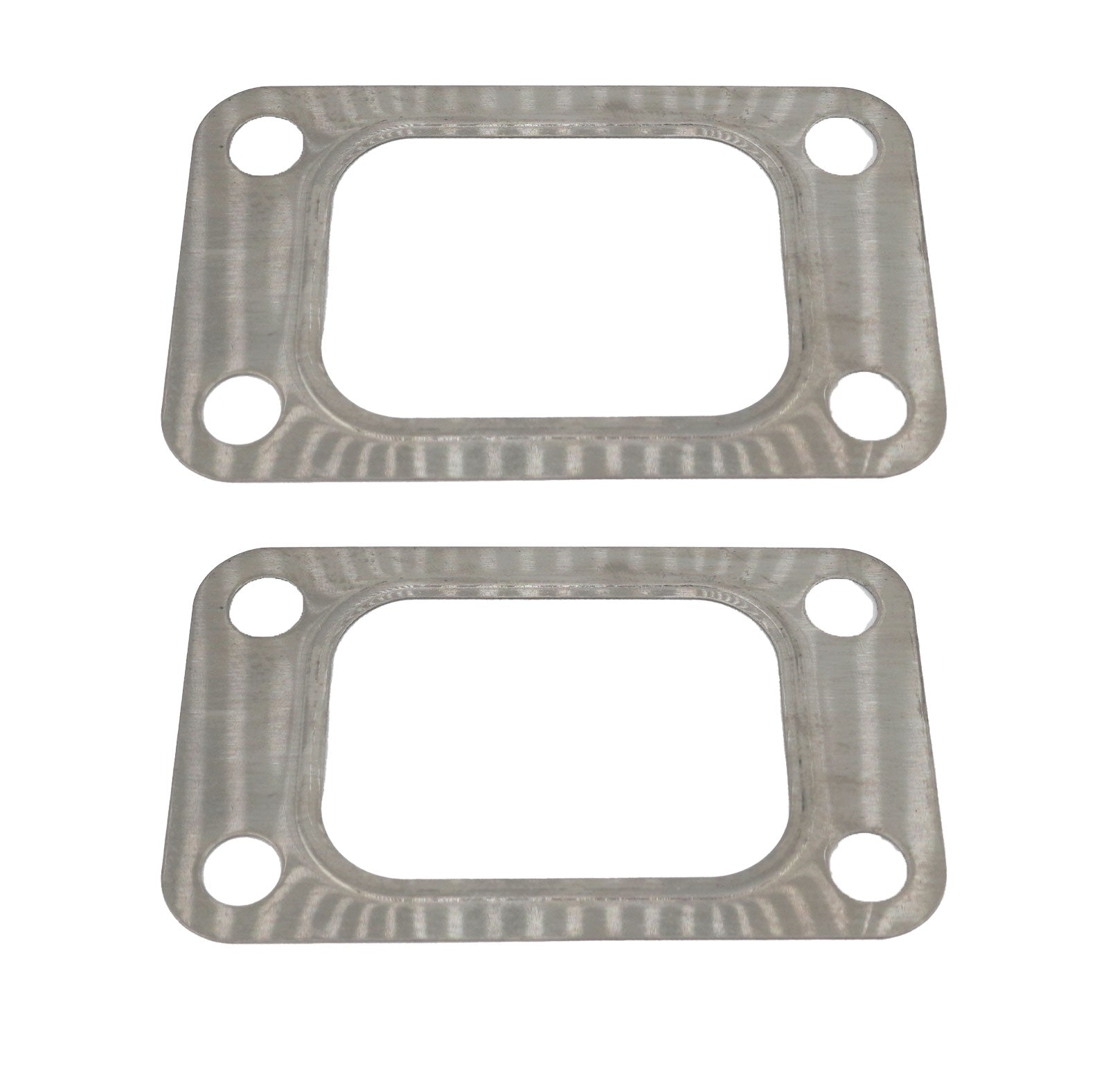 2 x Pack Garrett T4 Turbo Inlet Flange Gasket 4 Bolt 304 Stainless Steel USA New
