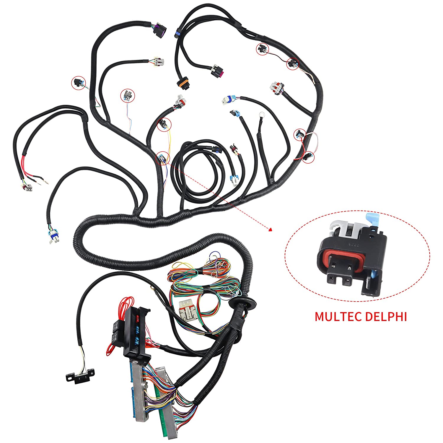 For 2003-2007 LS3 Standalone Wiring Harness T56 Or Non Electr LS 4.8 5.3 6.0 DBW