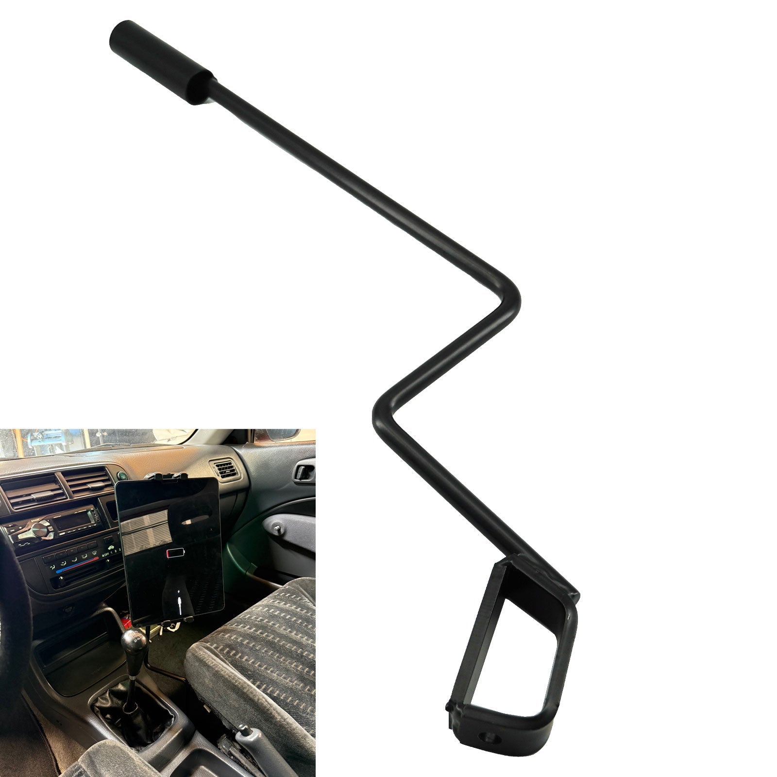 Tuner Steel Tablet Seat Rail Mount For Honda Acura Civic Integra CRX EG EK DC