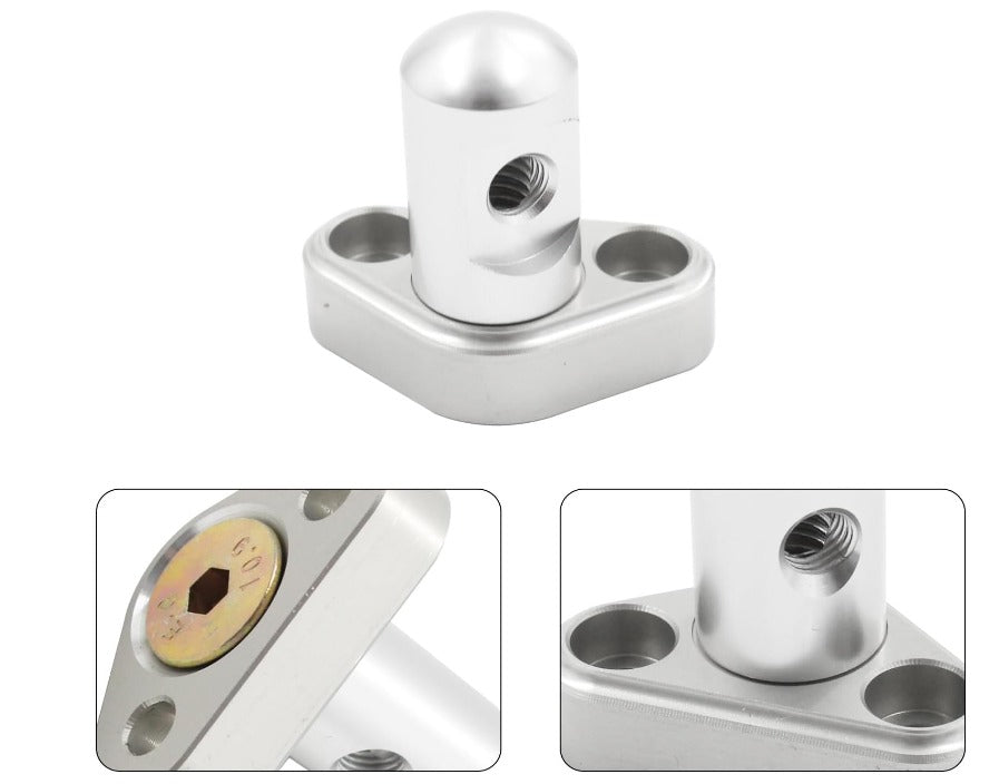 Throttle Cable Bracket Single Stud 00-04 GM LS1 Compatible Throttle Body with 3" Linkage Cam