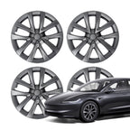 TESERY 18″ Wheel Caps S Plaid Style for Tesla Model 3 (4PCS)