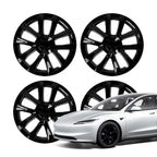 TESERY 18″ Wheel Caps S Plaid Style for Tesla Model 3 (4PCS)