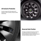 TESERY 19″ Wheel Covers for Model 3 (4PCS)