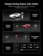 TESERY F9 Pro Screen Dashboard Display With Carplay & Android Auto for Model 3 / Model Y