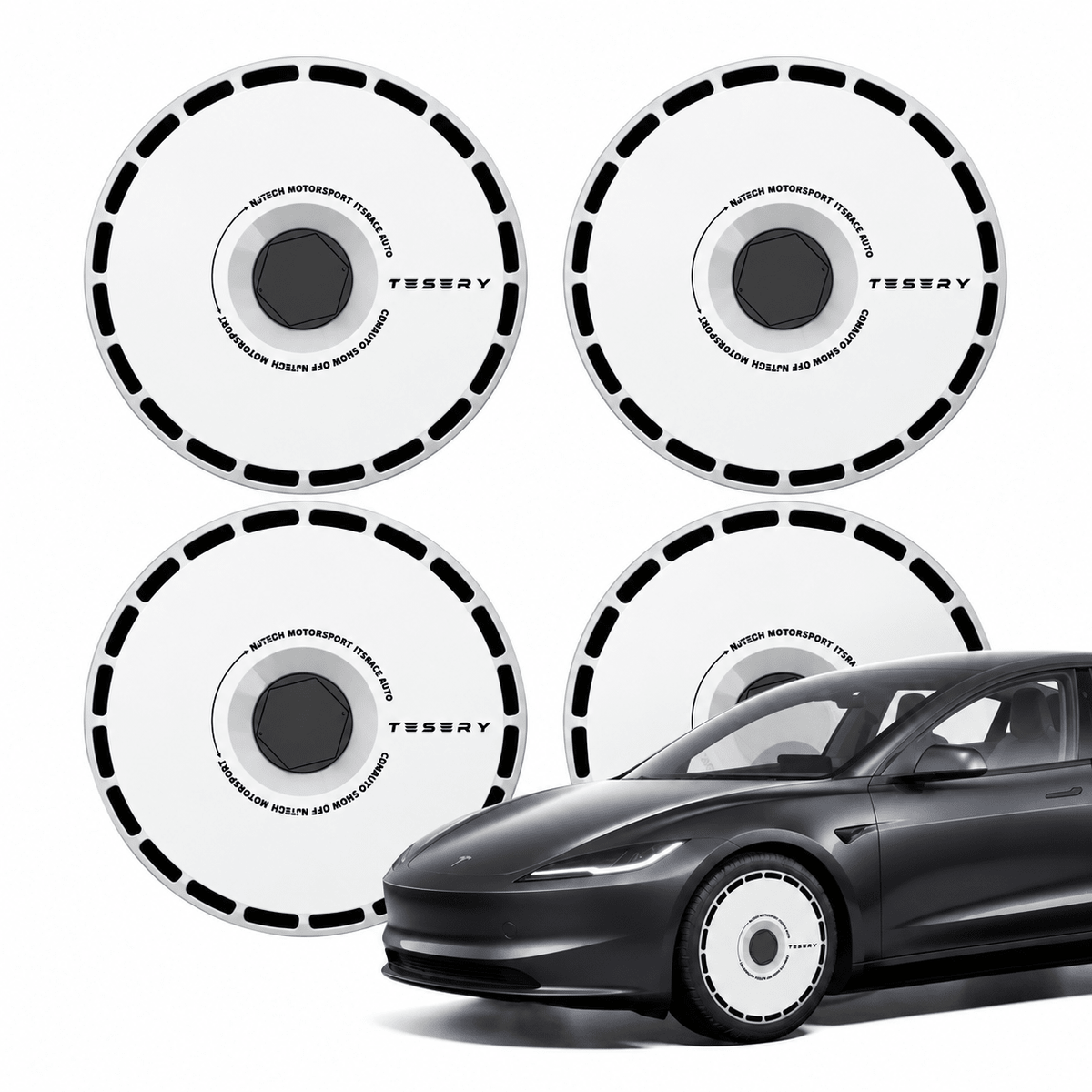 TESERY Aero DISC Wheel Covers for Model Y / Model 3 Highland