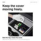 TESERY Center Console Tray for Model 3 & Model Y & Model YL