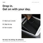 TESERY Center Console Tray for Model 3 & Model Y & Model YL