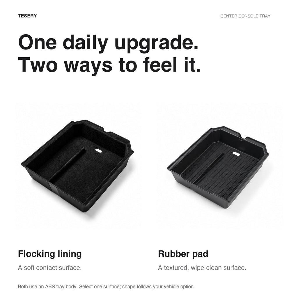 TESERY Center Console Tray for Model 3 & Model Y & Model YL