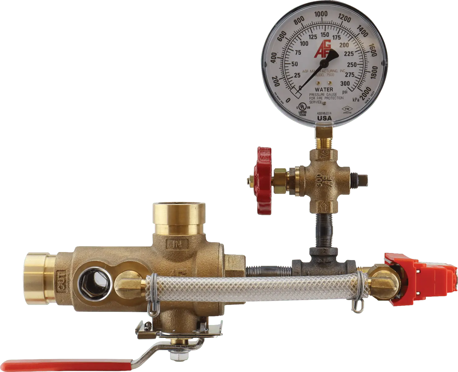 TESTanDRAIN 2511T Ball Valve for Fire Sprinkler System