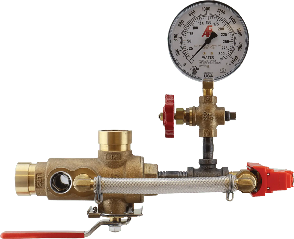 TESTanDRAIN 2511T Ball Valve for Fire Sprinkler System