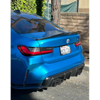 M Performance Style Carbon Fiber Rear Diffuser for BMW G80 M3 G82 G83 M4
