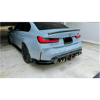 Carbon Fiber Rear Diffuser Brake Light V1 for BMW G80 M3 G82 G83 M4