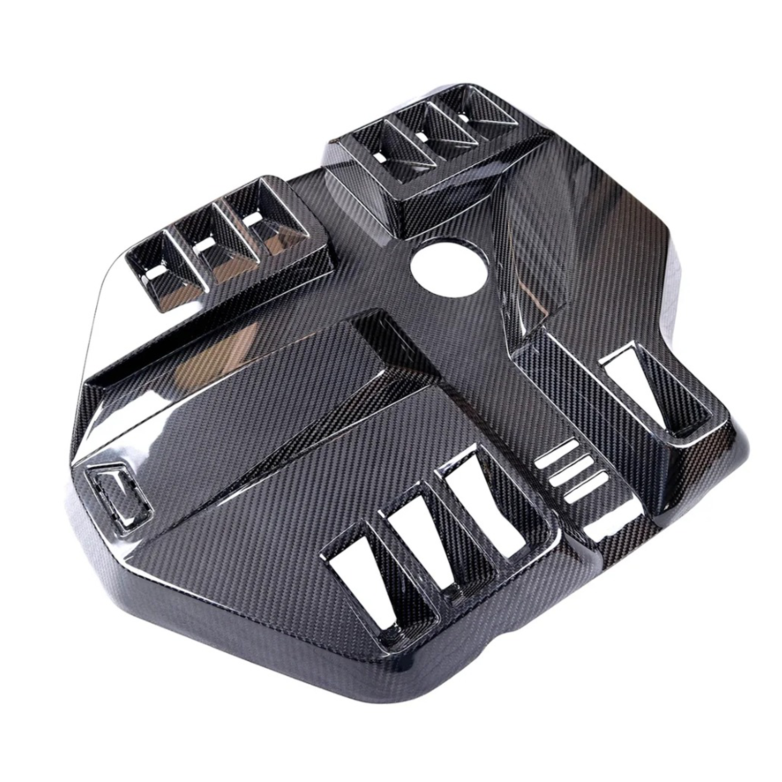 Carbon Fiber Engine Cover (Big Size Replacement) for BMW G87 M2 G80 G81 M3 G82 G83 M4