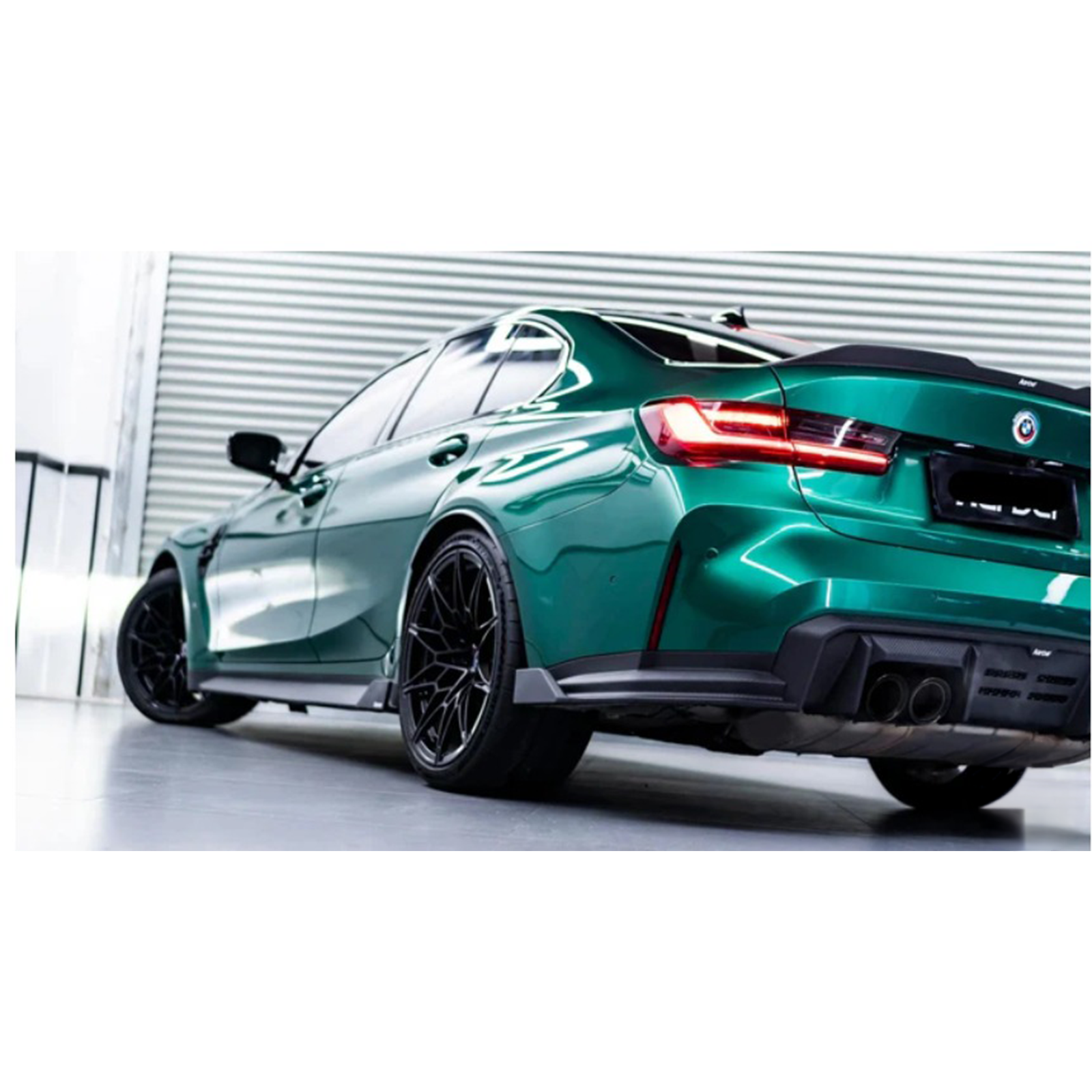 Carbon Fiber V2 Rear Diffuser & Canards for BMW G80 M3