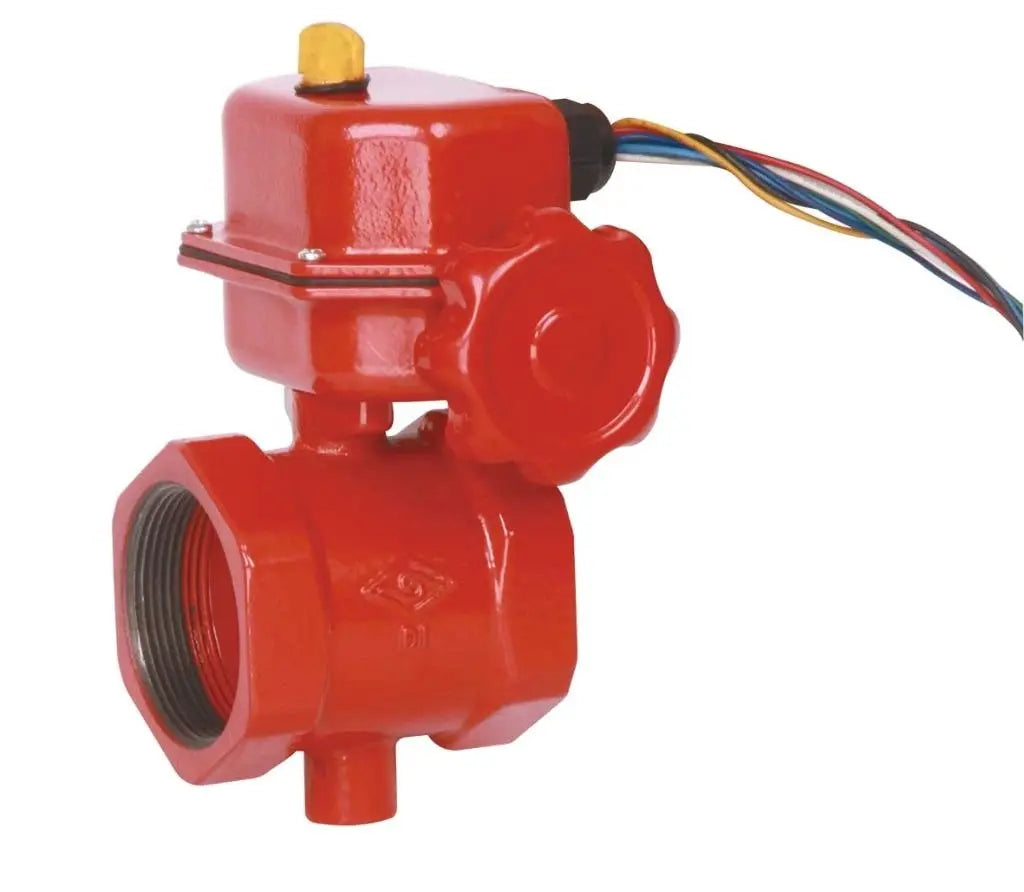 Threaded Butterfly Valve With Switch UL FM Fire Protection